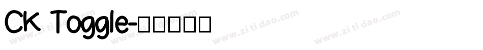 CK Toggle字体转换